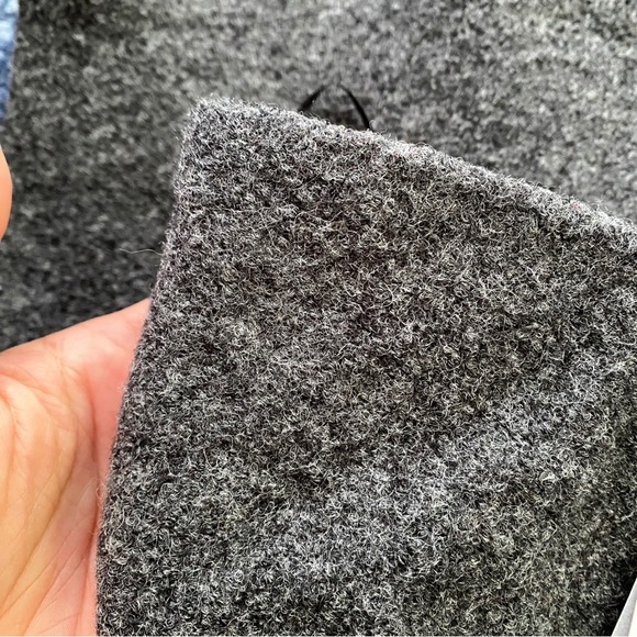 🩶 ZARA GREY WOOL STRAPLESS FITTED RUCHED MIDI DRESS! - Picture 12 of 16